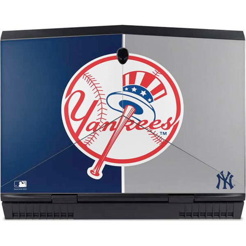 MLB New York Yankees Split Dell Alienware Skin